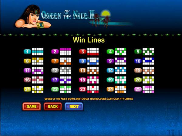 play free pokies queen of the nile