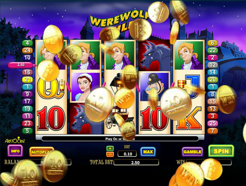 free online slots werewolf wild