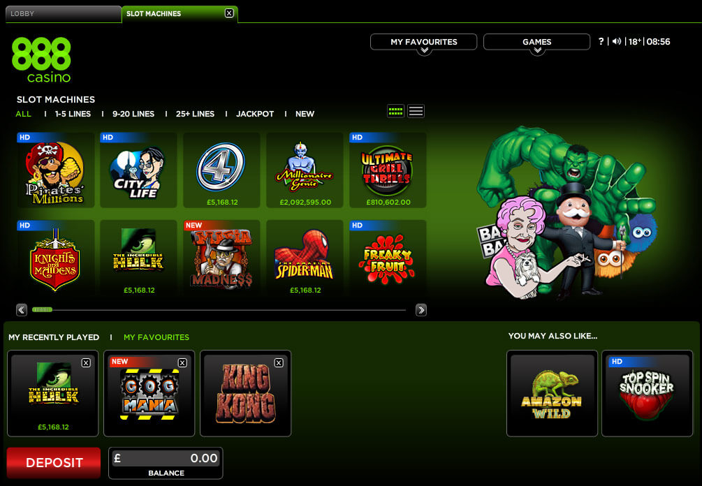 888 casino android download
